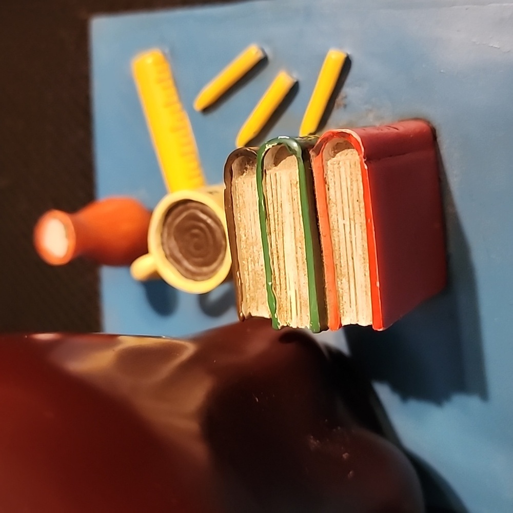Vintage Ceramic Apple Bookends - Picture 4 of 8